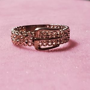 Silver Belt Ring